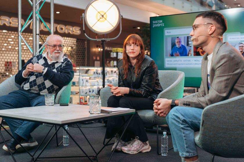 
Renginių cikle apie emocinę sveikatą žinomų žmonių patirtys                